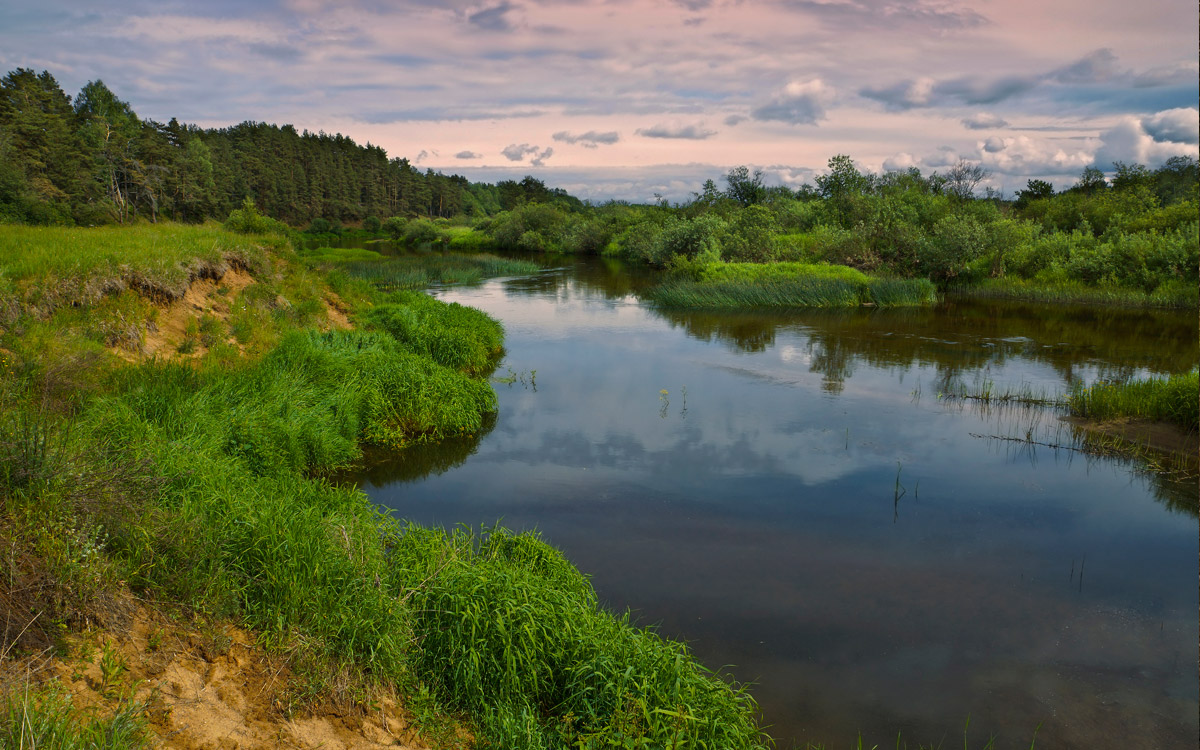 Река Тьма – пейзажи Левитана